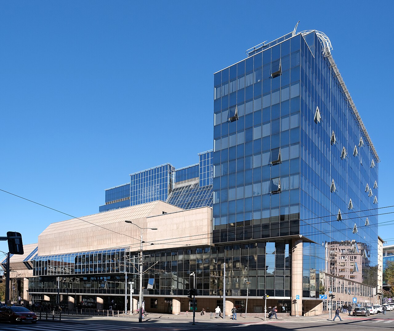 The National Bank of Serbia in Belgrade, photographed in 2023